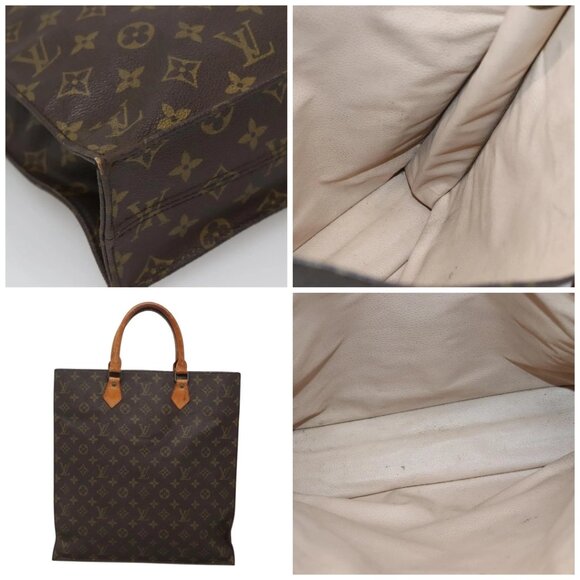 LOUIS VUITTON Monogram Sac Plat Hand Bag - Picture 12 of 16